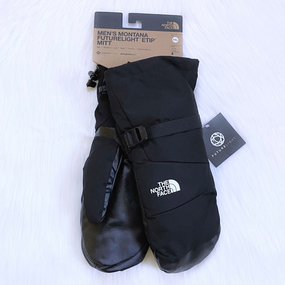 The North Face Men’s Montana FUTURELIGHT Etip Black Mitt - Picture 1 of 6